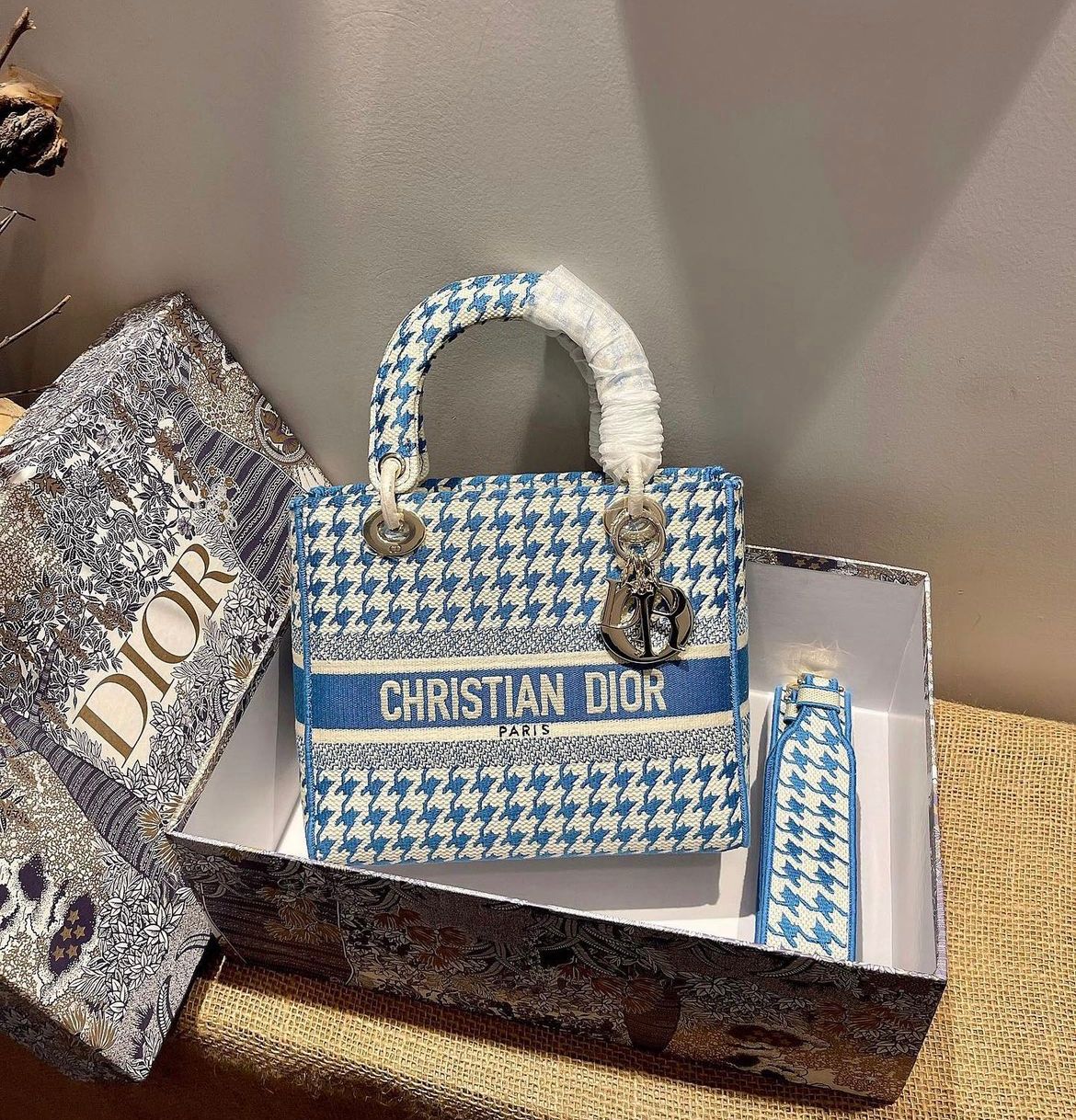 BORSA MEDIA BOOK TOTE AZZURRO