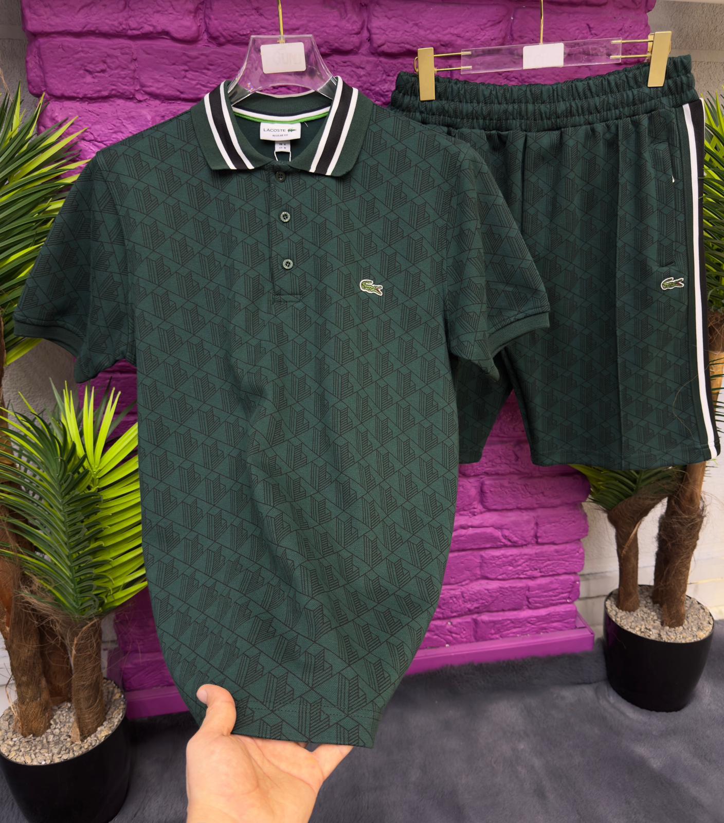 Coordinati Lacoste: Polo + Pantaloncino