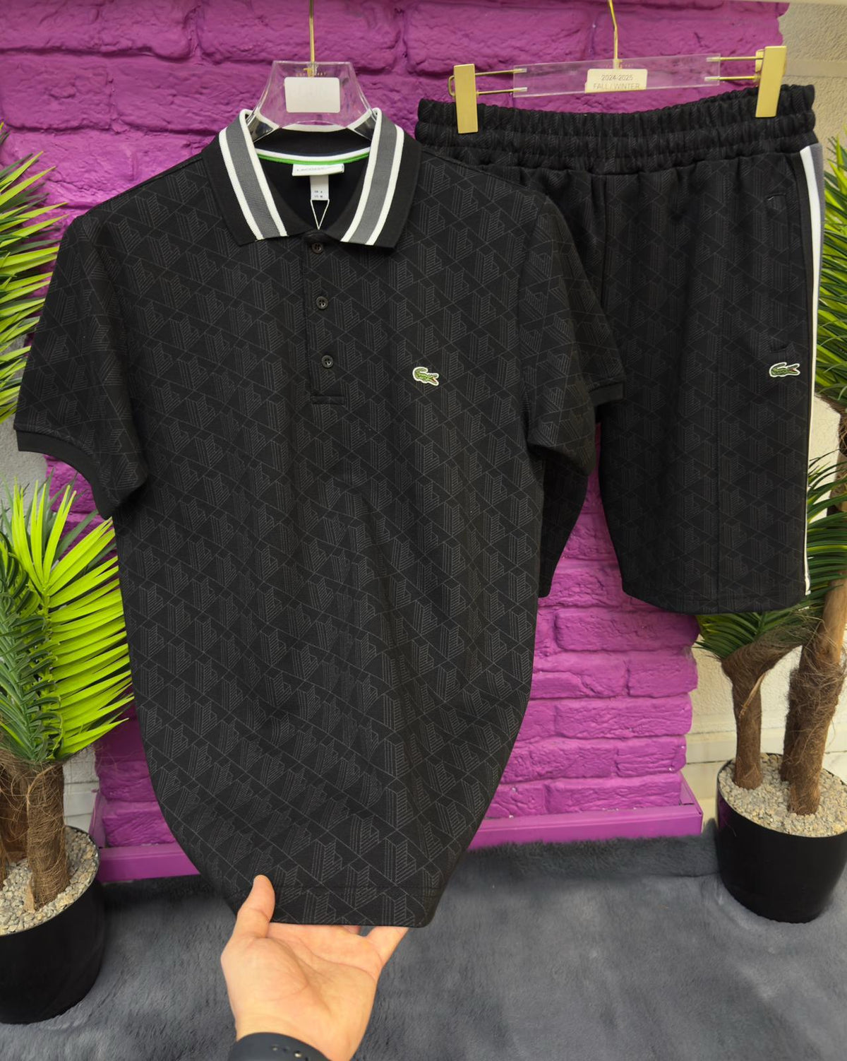 Coordinati Lacoste: Polo + Pantaloncino