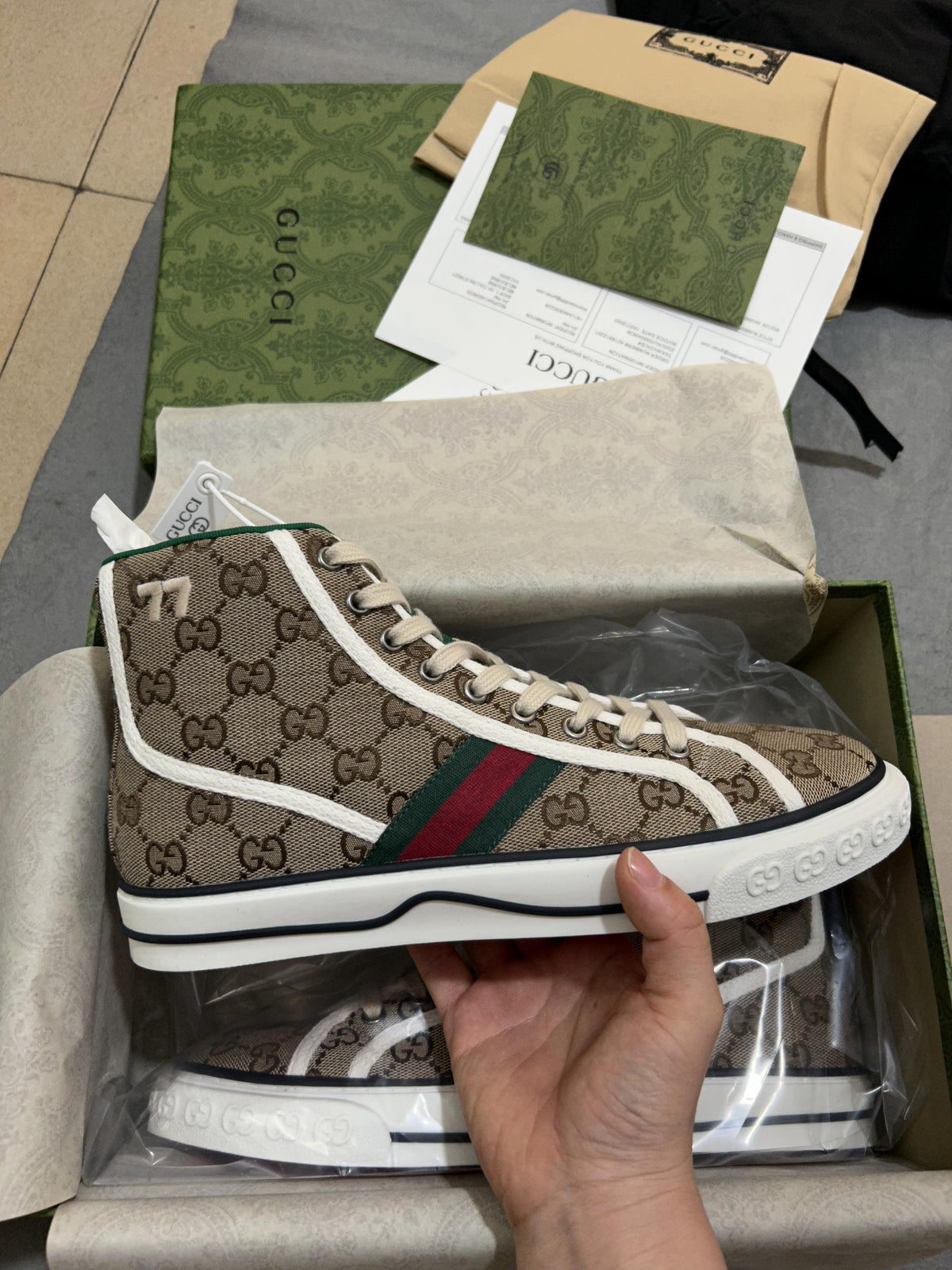 Sneakers Alte Gucci Monogram