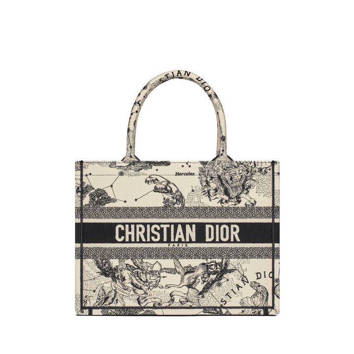 Book Tote Zodiac latte e nero