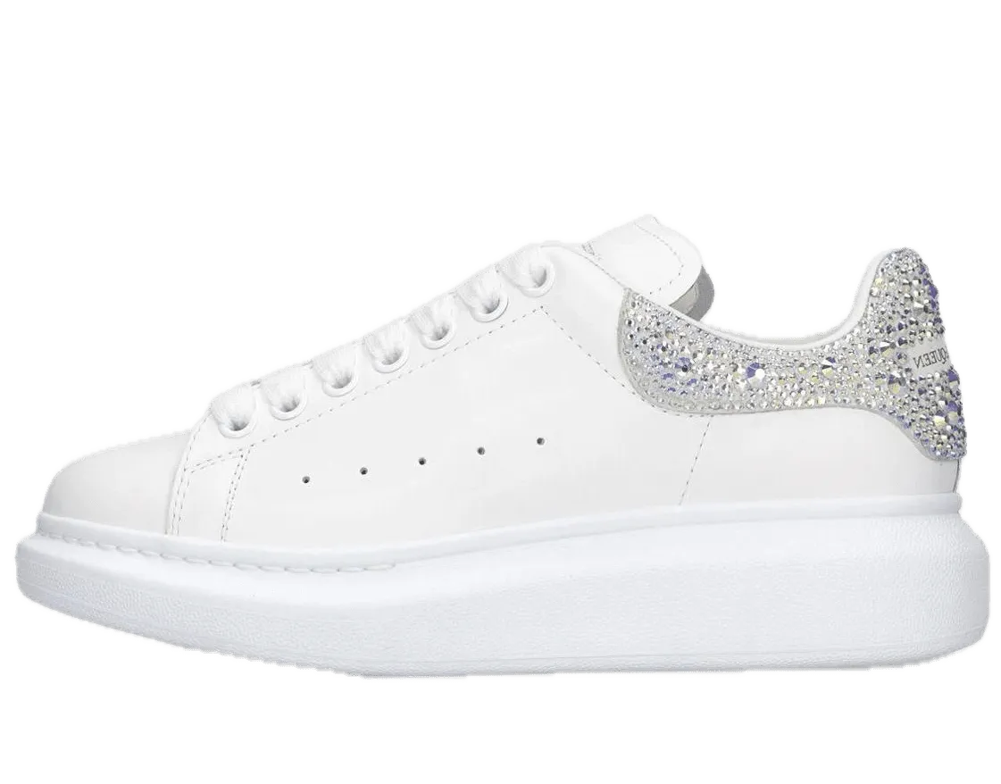 Alexander Mcqueen da Donna Bianco Scintillante