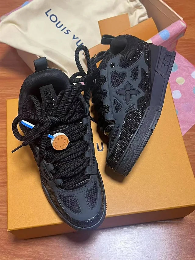 Sneakers LV Skate Black Crystal