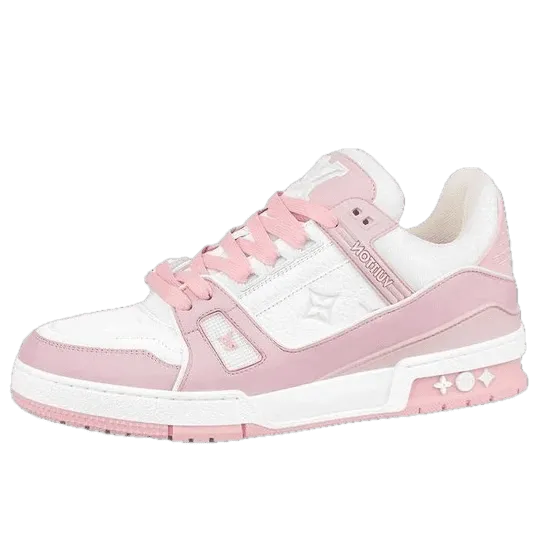 Louis Vuitton Trainer Pink White