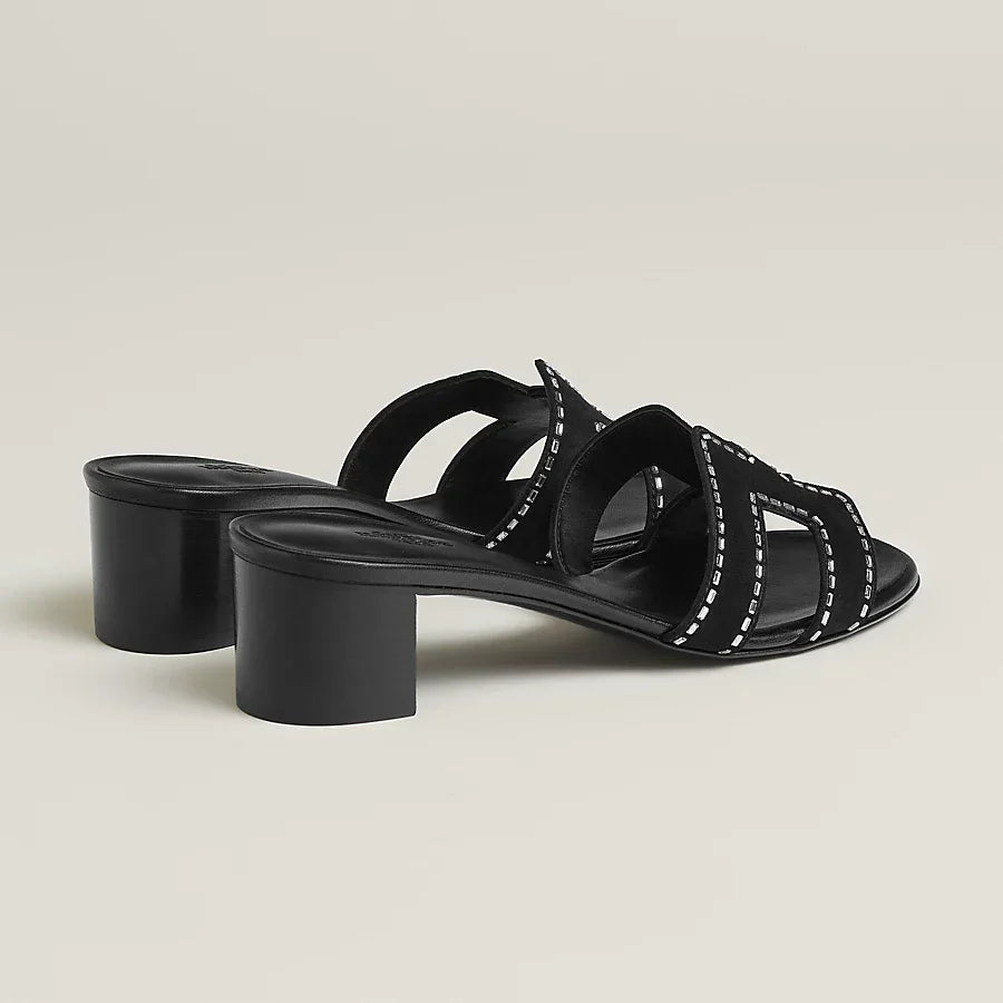 Sandali Oasis Nero/Bianco