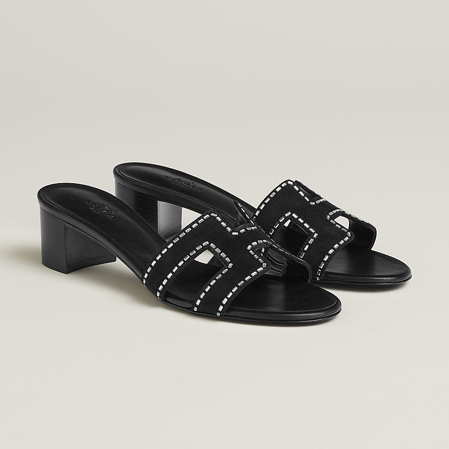 Sandali Oasis Nero/Bianco