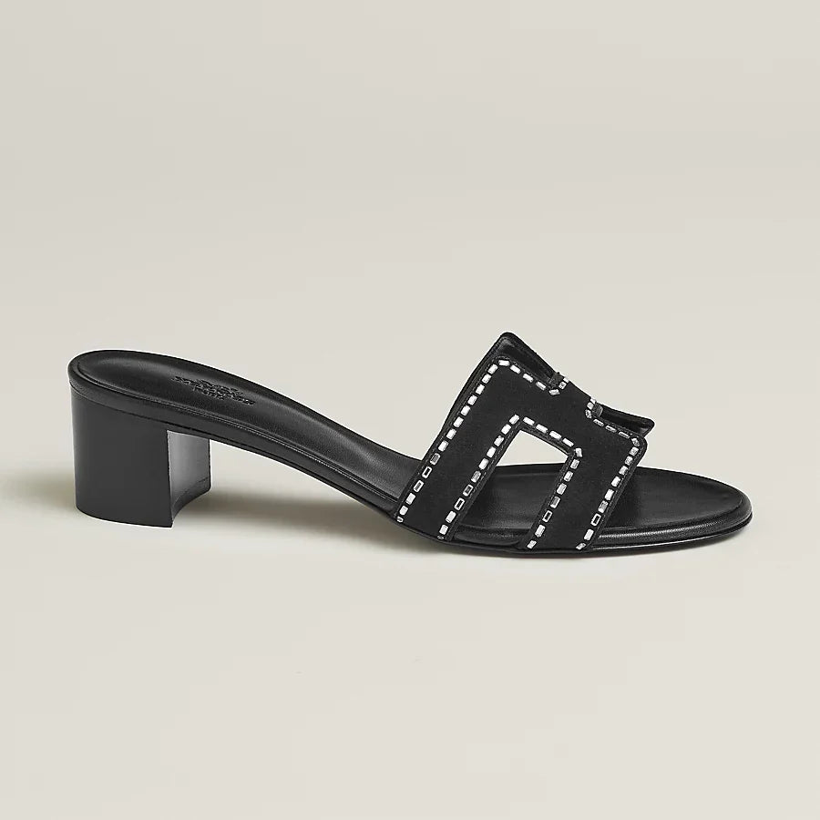 Sandali Oasis Nero/Bianco