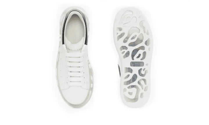 Alexander Mcqeen Oversized Bianche Trasparenti